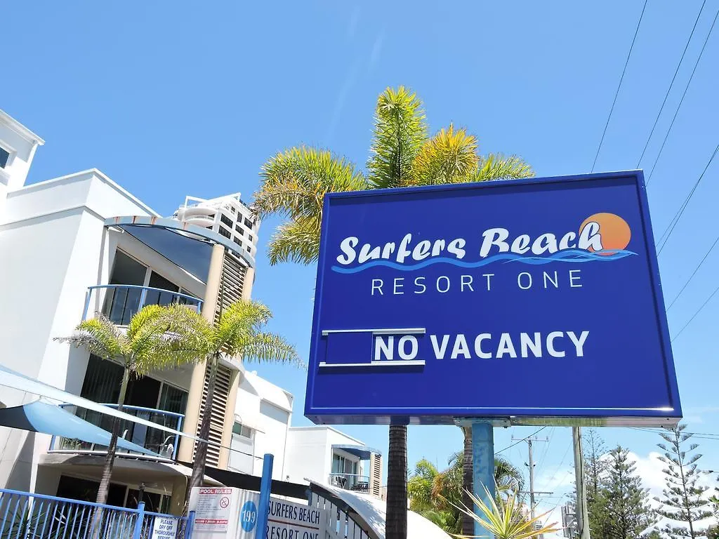 Surfers Beach Resort One Gold Coast Australia